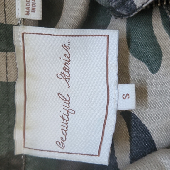 Beautiful Stories Size Small Camo Military Jacket - Picture 4 of 4